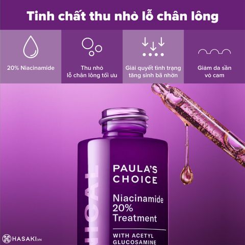 Tinh Chất Se Khít Lỗ Chân Lông To Clinical N 20ml - Paula's Choice, Cải Thiện Da Mịn Màng, Tươi Sáng - Dưỡng Ẩm Hiệu Quả