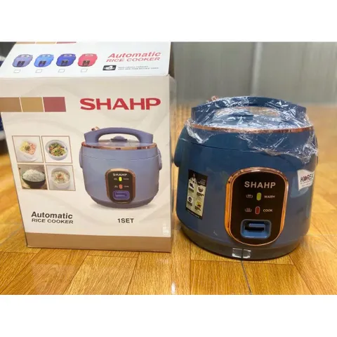 Nồi Cơm Điện Shrap 1L Với Thiết Kế Sang Trọng - Tiết Kiệm Điện, Nấu Cơm Ngon Cho Gia Đình 2-4 Người