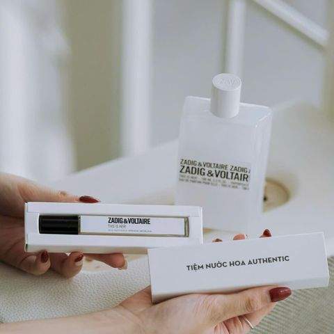 Nước Hoa Nữ Zadig & Voltaire This is Her EDP 10ml - Hương Vani Phương Đông Mềm Mại, Sang Trọng và Quyến Rũ