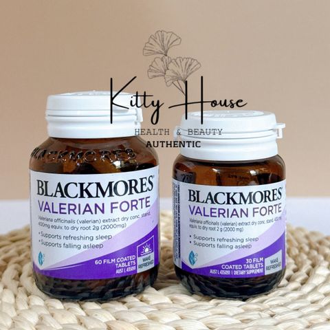 Viên Uống Hỗ Trợ Giấc Ngủ Blackmores Valerian Forte 30 Viên - Cải Thiện Chất Lượng Ngủ, Giảm Căng Thẳng, Hỗ Trợ Ngủ Sâu