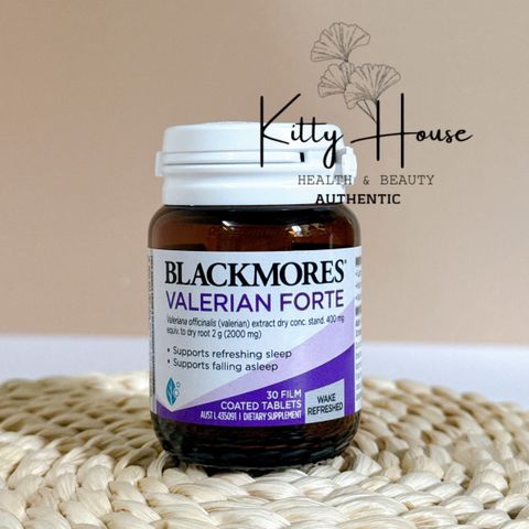 Viên Uống Hỗ Trợ Giấc Ngủ Blackmores Valerian Forte 30 Viên - Cải Thiện Chất Lượng Ngủ, Giảm Căng Thẳng, Hỗ Trợ Ngủ Sâu