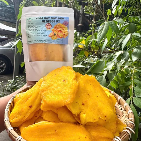 Xoài Sấy Dẻo Đặc Biệt Ít Đường 500gr - Trái Cây Sấy Khô Tự Nhiên, Ngon Miệng, An Toàn Cho Sức Khỏe