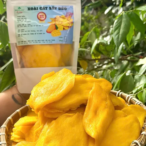 Xoài Sấy Dẻo Đặc Biệt Ít Đường 500gr - Trái Cây Sấy Khô Tự Nhiên, Ngon Miệng, An Toàn Cho Sức Khỏe