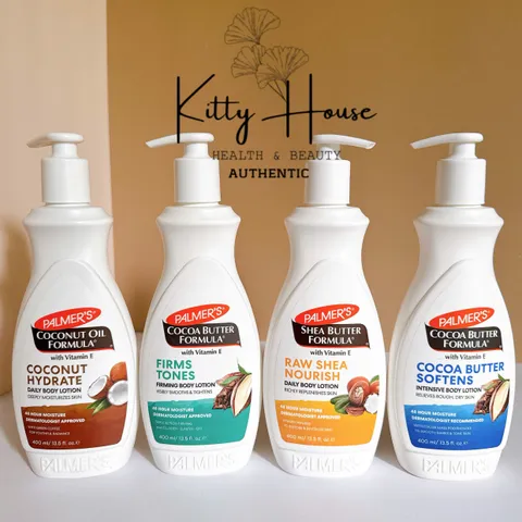 Sữa Dưỡng Thể Palmer's Butter Formula 400ml - Giúp Làm Dịu và Nuôi Dưỡng Da Khô Nhạy Cảm, Độ Ẩm 48 Giờ