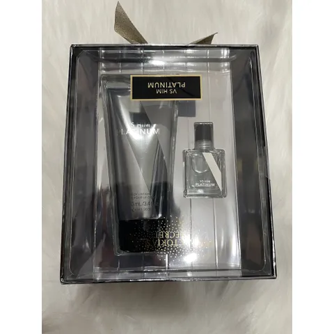 Nước Hoa Nam Victoria's Secret VS HIM Platinum 100ml - Hương Gỗ Thơm Tươi Mát & Sữa Dưỡng Thể Chăm Sóc Da