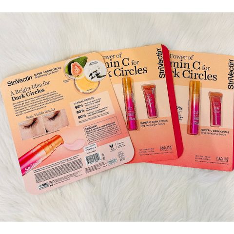 Set Serum StriVectin Super C Giảm Quầng Thâm Mắt - Vitamin C Làm Sáng Da, Săn Chắc Vùng Mắt, Hàng Mỹ Chính Hãng
