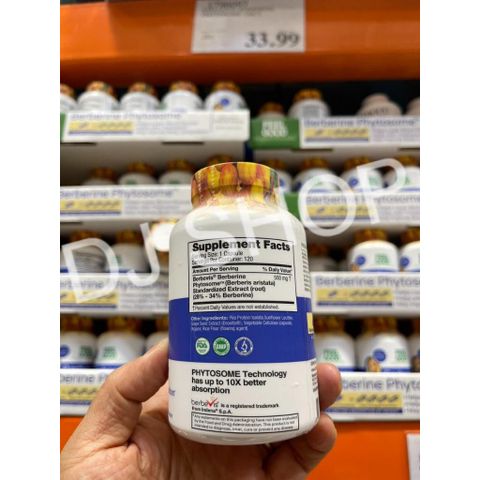 Viên Uống Feel Good Superfoods® Berberine Phytosome™ Hỗ Trợ Đường Huyết & Cholesterol 120 Viên - Sản Phẩm Tự Nhiên Chất Lượng Cao