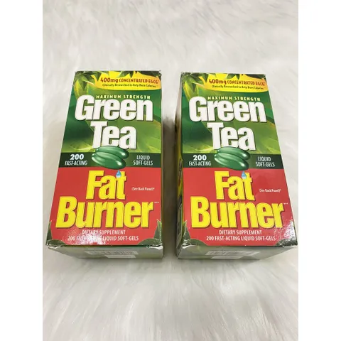 [DJ SHOP] Viên Uống Loại Trà Giảm Cân Green Tea Fat Burner Của Mỹ (200 viên)
