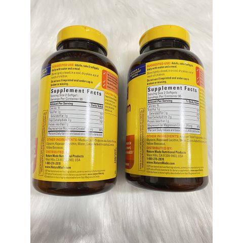 [DJ SHOP] Viên Uống Bổ Sung Magiê Nature Made Magnesium Citrate 250mg 180 VIÊN