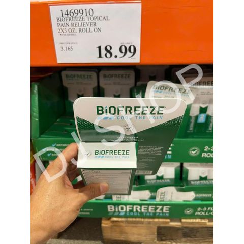 Set Lăn Xoa Bóp Giảm Đau Biofreeze Cool The Pain 89ml - Giải Pháp Làm Dịu Cơn Đau, Thư Giãn Cơ Bắp, sản xuất tại Mỹ