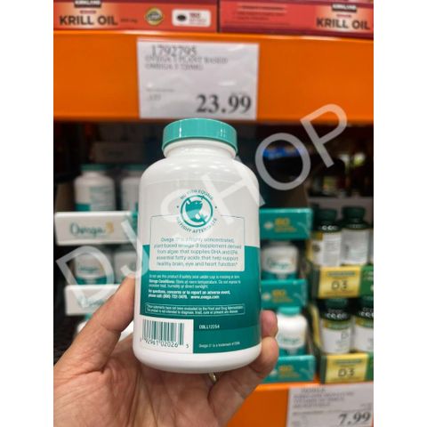 [DJ SHOP] Hộp Đựng Viên Trợ Tổng Thể Ovega-3 Plant Based Của Mỹ 180 Viên