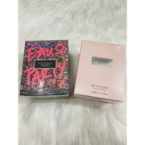 Nước Hoa Nữ Victoria's Secret Eau So Party EDP 50ml & So In Love EDP 50ml - Hương Thơm Quyến Rũ, Lễ Hội, Lãng Mạn