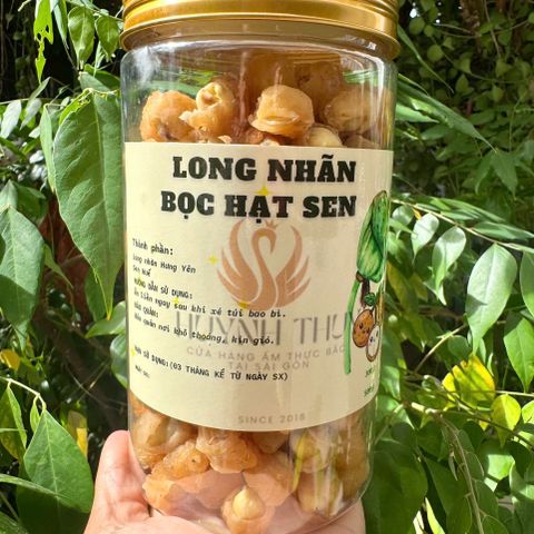 Long Nhãn Ôm Sen Hưng Yên - Hạt Dinh Dưỡng Sấy Khô Đặc Sản 500G - Món Ngon Đặc Trưng Việt Nam