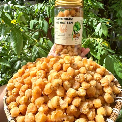 Long Nhãn Ôm Sen Hưng Yên - Hạt Dinh Dưỡng Sấy Khô Đặc Sản 500G - Món Ngon Đặc Trưng Việt Nam