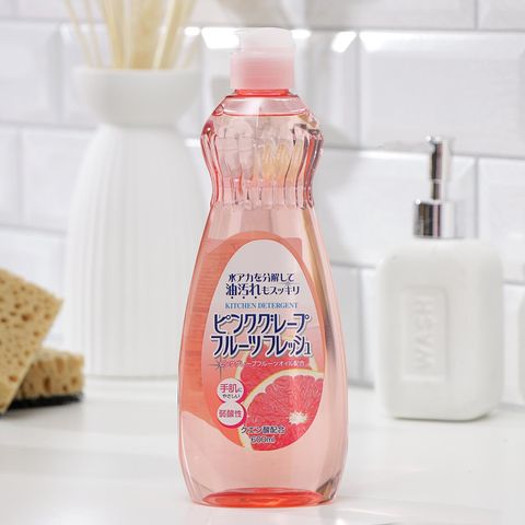 Nước Rửa Chén Trung Tính Rocket Soap Hương Bưởi Hồng 600g - An Toàn Cho Da Tay, Sạch Bẩn Hiệu Quả, Chai Tiện Dụng
