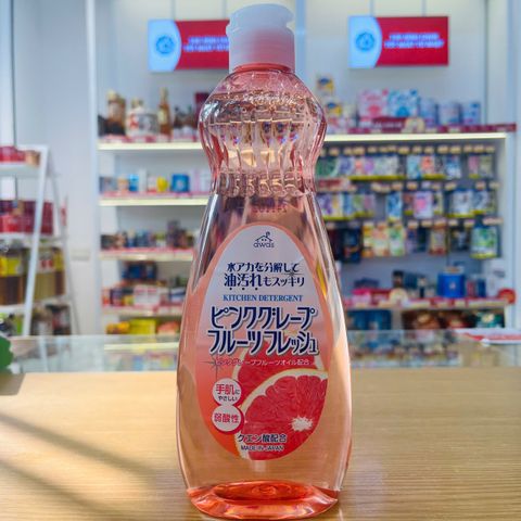 Nước Rửa Chén Trung Tính Rocket Soap Hương Bưởi Hồng 600g - An Toàn Cho Da Tay, Sạch Bẩn Hiệu Quả, Chai Tiện Dụng
