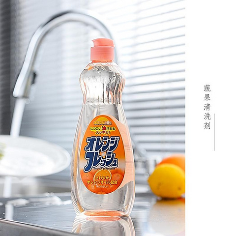 Nước Rửa Chén Hữu Cơ Rocket Soap 600g - An Toàn Cho Da Tay, Hương Cam Tươi Mát, Vệ Sinh Hiệu Quả, Thân Thiện Với Môi Trường