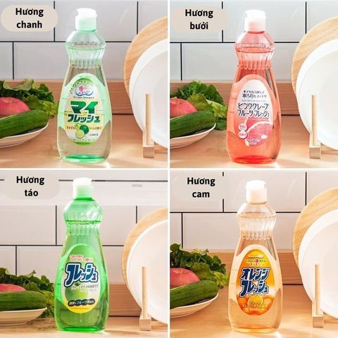Nước Rửa Chén Hữu Cơ Rocket Soap 600g - An Toàn Cho Da Tay, Hương Cam Tươi Mát, Vệ Sinh Hiệu Quả, Thân Thiện Với Môi Trường