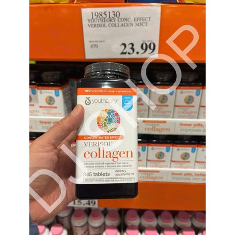 Viên Uống Collagen Youtheory Concentrated Effect Verisol 345 Viên - Giúp Da Săn Chắc, Khỏe Mạnh, Cải Thiện Độ Đàn Hồi
