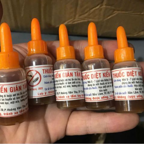 10 Lọ Diệt Kiến Gián Sinh Học 15ml - Hiệu Quả Nhanh Chóng, An Toàn Cho Gia Đình - Giải Pháp Diệt Côn Trùng Tối Ưu