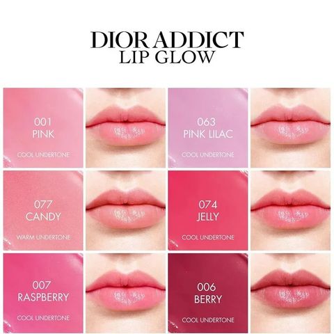 Son Dưỡng Dior Addict Lip Glow Balm 074 Jelly Màu Hồng 3.2g - Sản Phẩm Cao Cấp Chăm Sóc Môi Mềm Mại Tự Nhiên