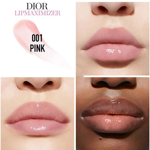 Son Dưỡng Dior Addict Lip Maximizer 001 Pink - Son Hồng Chính Hãng, Chất Độ Ẩm Tốt, Căng Mọng, Quà Tặng Thời Trang