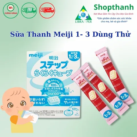 Sữa Meiji Thanh Số 9 - 1 Thanh Lẻ Dùng Thử 24g -  Nội Địa Nhật 448685