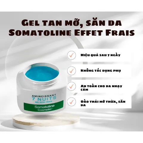 Gel Giảm Mỡ Somatoline Amincissant 7 Nuits - Giảm Mỡ Thừa Nhanh Chóng, Không Tác Dụng Phụ 400ml