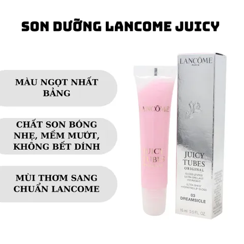 SON DƯỠNG LANCOME JUICY TUBES 03 DREAMSICLE fullbox