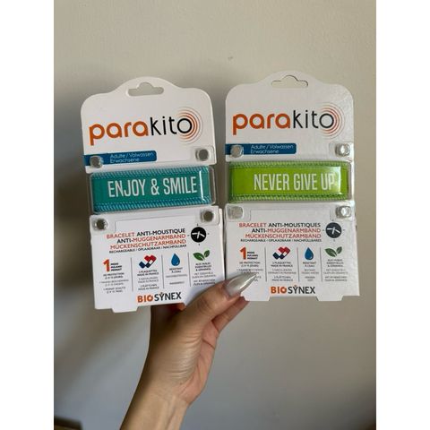 Size Kid Vòng đeo tránh muỗi Parakito Bracelet Anti Moustique kèm 2 viên tinh dầu