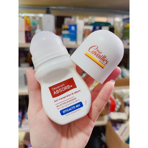 [Ngăn ố vàng] Lăn khử mùi Cavailles Absorb+ Efficacite 48h - 50ml