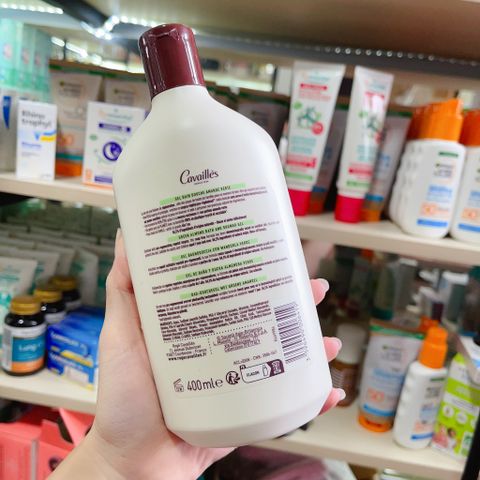 Sữa tắm hữu cơ hương hạnh nhân Cavailles Amande Verte chai 400ml - dưỡng ẩm hiệu quả