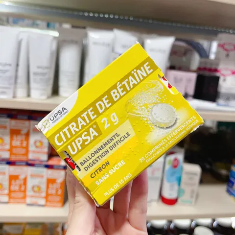 Viên sủi Upsa Citrate De Betaine 2g giảm đầy hơi, chướng bụng, khó tiêu