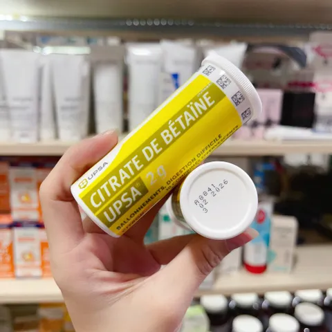Viên sủi Upsa Citrate De Betaine 2g giảm đầy hơi, chướng bụng, khó tiêu