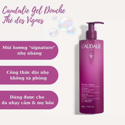 Sữa tắm Caudalie Gel Douche The Des Vignes chai 400ml
