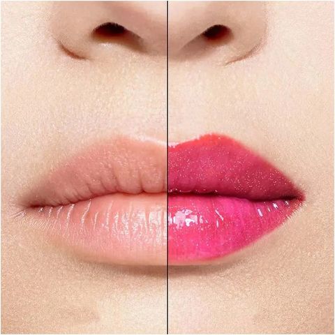Son Dưỡng Dior Addict Lip Maximizer Plumping Gloss 005 Shimmer Strawberry - Son Môi Hồng Tươi Sáng, Căng Mọng và Quyến Rũ Hàng Chính Hãng