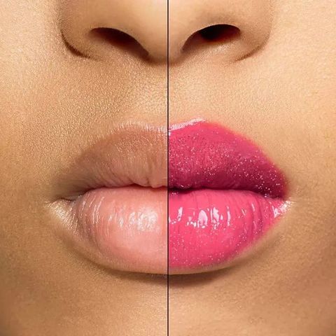 Son Dưỡng Dior Addict Lip Maximizer Plumping Gloss 005 Shimmer Strawberry - Son Môi Hồng Tươi Sáng, Căng Mọng và Quyến Rũ Hàng Chính Hãng