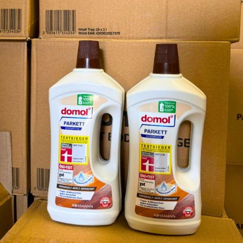 Nước Lau Sàn Gỗ Domol Parkett 1L - Dung Dịch Làm Sạch Hiệu Quả, Khô Nhanh, Không Cặn An Toàn Cho Gia Đình