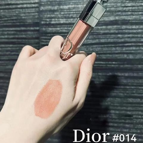 Son Kem Dior Addict Lip Maximizer 014 Shimmer Macadamia - Son Dưỡng Môi Hồng Cam Sang Trọng, Chính Hãng, Độ Bám Màu Lâu Dài