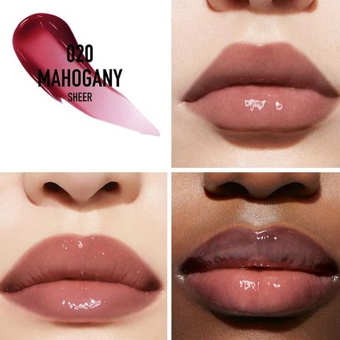 Son Dưỡng Dior Addict Lip Maximiser 020 Mahogany 6ml - Son Môi Cao Cấp Đỏ Nâu Chính Hãng, Dưỡng Môi Mềm Mại Quyến Rũ