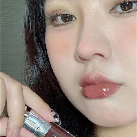 Son Dưỡng Dior Addict Lip Maximiser 020 Mahogany 6ml - Son Môi Cao Cấp Đỏ Nâu Chính Hãng, Dưỡng Môi Mềm Mại Quyến Rũ