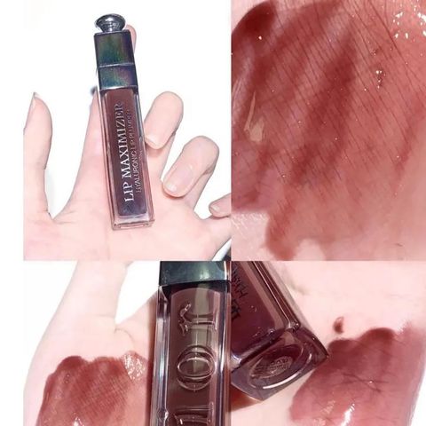 Son Dưỡng Dior Addict Lip Maximiser 020 Mahogany 6ml - Son Môi Cao Cấp Đỏ Nâu Chính Hãng, Dưỡng Môi Mềm Mại Quyến Rũ