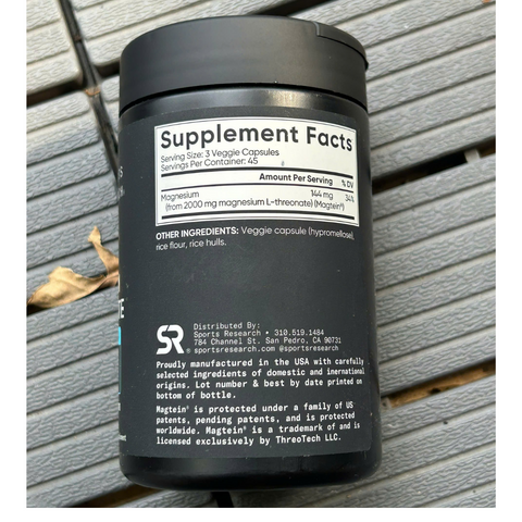 Viên uống bổ sung Magie Magtein Magnesium L-Threonate 2000mg - Hỗ trợ sức khỏe não bộ và giảm căng thẳng hiệu quả