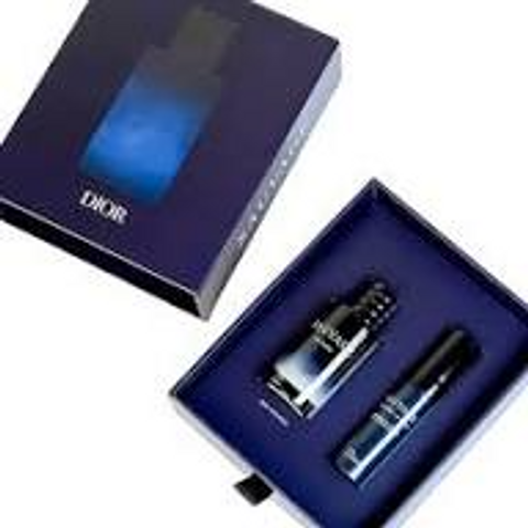 Set Nước Hoa Nam Dior Sauvage Eau Forte Parfum Mini 10ml + Serum Dưỡng Da Chính Hãng - Quà Tặng Nam Tiện Lợi, Tươi Mát, Sang Trọng