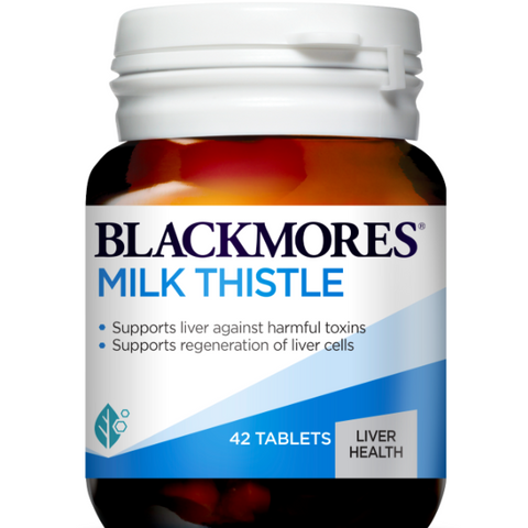 Viên Uống Blackmores Milk Thistle 42 Viên - Bổ Gan Hỗ Trợ Phục Hồi Tế Bào Gan - Sản Phẩm Chăm Sóc Sức Khỏe Từ Úc