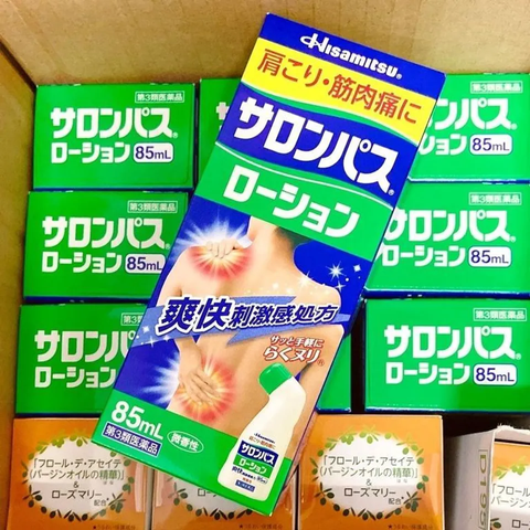 Dầu Xoa Bóp Xương Khớp Salonpas Hisamitsu Nhật Bản 85ml – Giảm Đau, Thư Giãn Cơ Bắp, Sản Phẩm Chăm Sóc Hàng Ngày