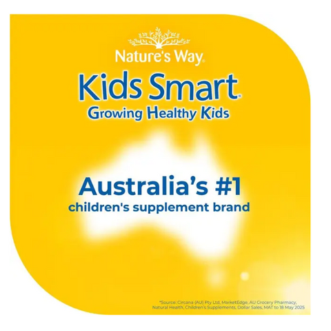 Viên Nhai Vitamin C Zinc D3 Nature's Way Kids Smart - 75 Viên, Hỗ Trợ Phát Triển Cho Trẻ Em, Dễ Dàng Sử Dụng, Hương Vị Trái Cây