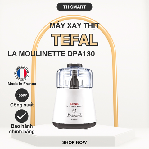 Máy Xay Thịt Tefal La Moulinette DPA130 Đa Năng 1000W, Xay Nhuyễn Thịt, Cá, Rau Củ, Tiết Kiệm Thời Gian Cho Nhà Bếp