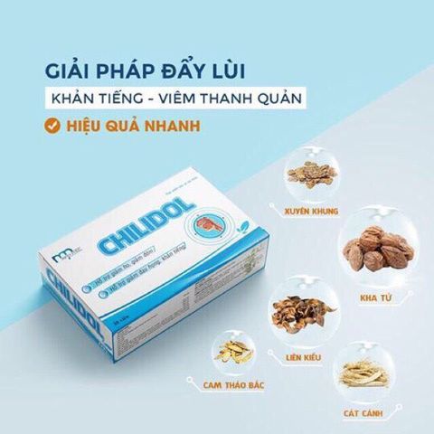 Xịt Họng Chilidol Plus 30ml - Giảm Ho, Đờm, Đau Họng, Khàn Tiếng - Sản Phẩm Cho Trẻ Em Từ 1 Tuổi Trở Lên