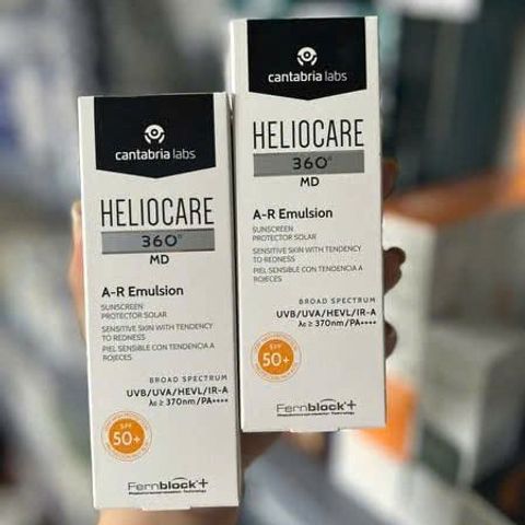 Kem Chống Nắng Heliocare 360 MD A-R Emulsion 50ml - Bảo Vệ Da Từ Tia UV, Dưỡng Ẩm & Chống Lão Hóa Cho Mọi Loại Da